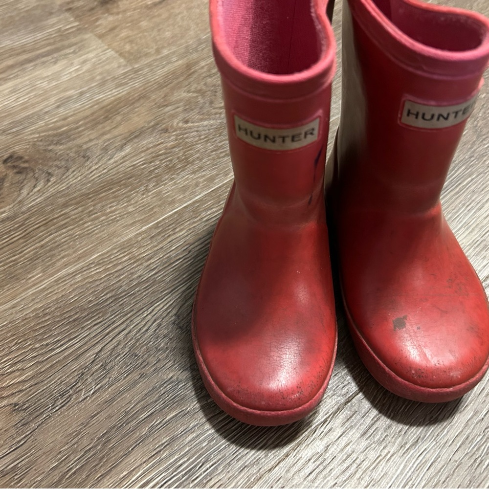Child size hunter boots